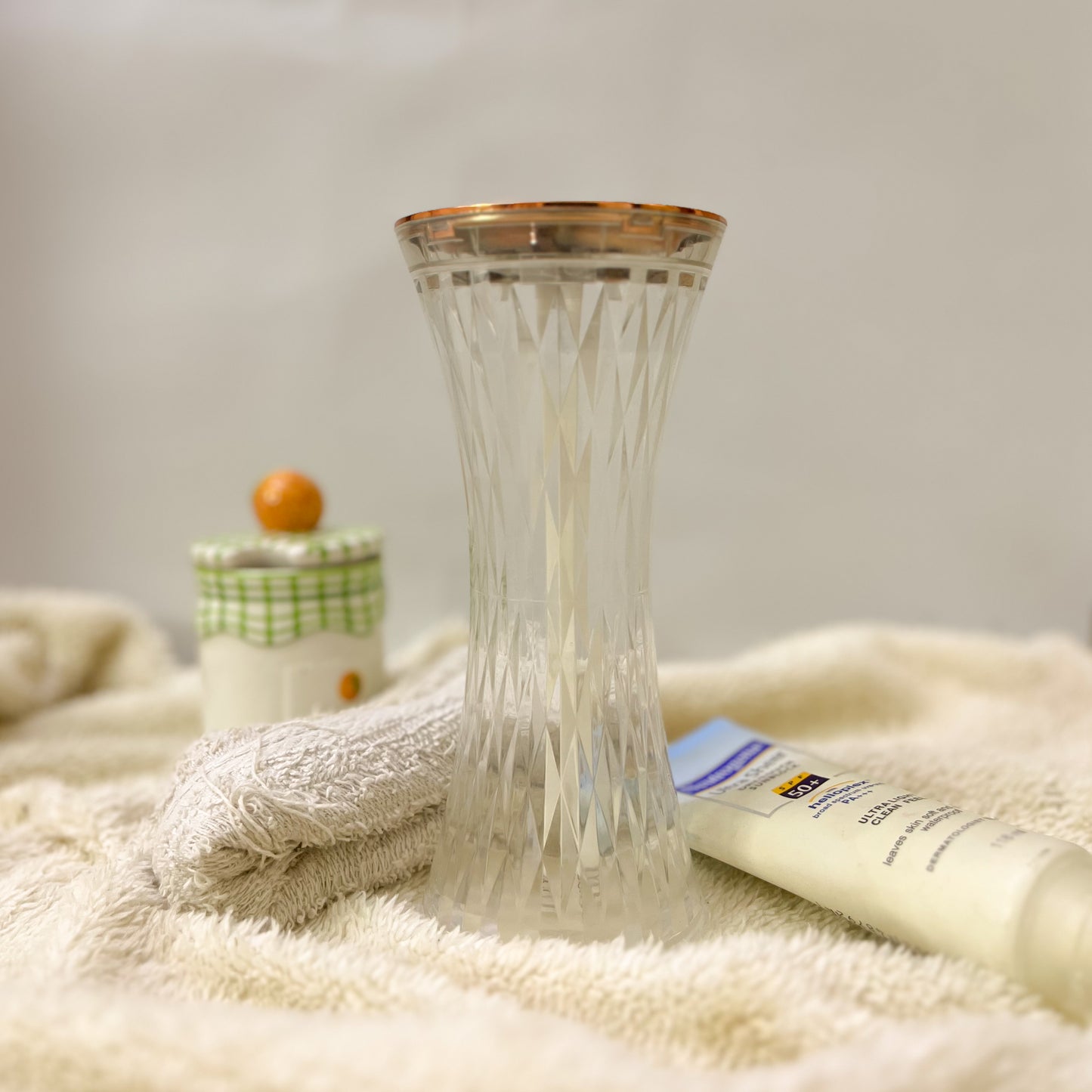 Crystal Lamp Humidifier – 7 Color Night Light & Mist Diffuser