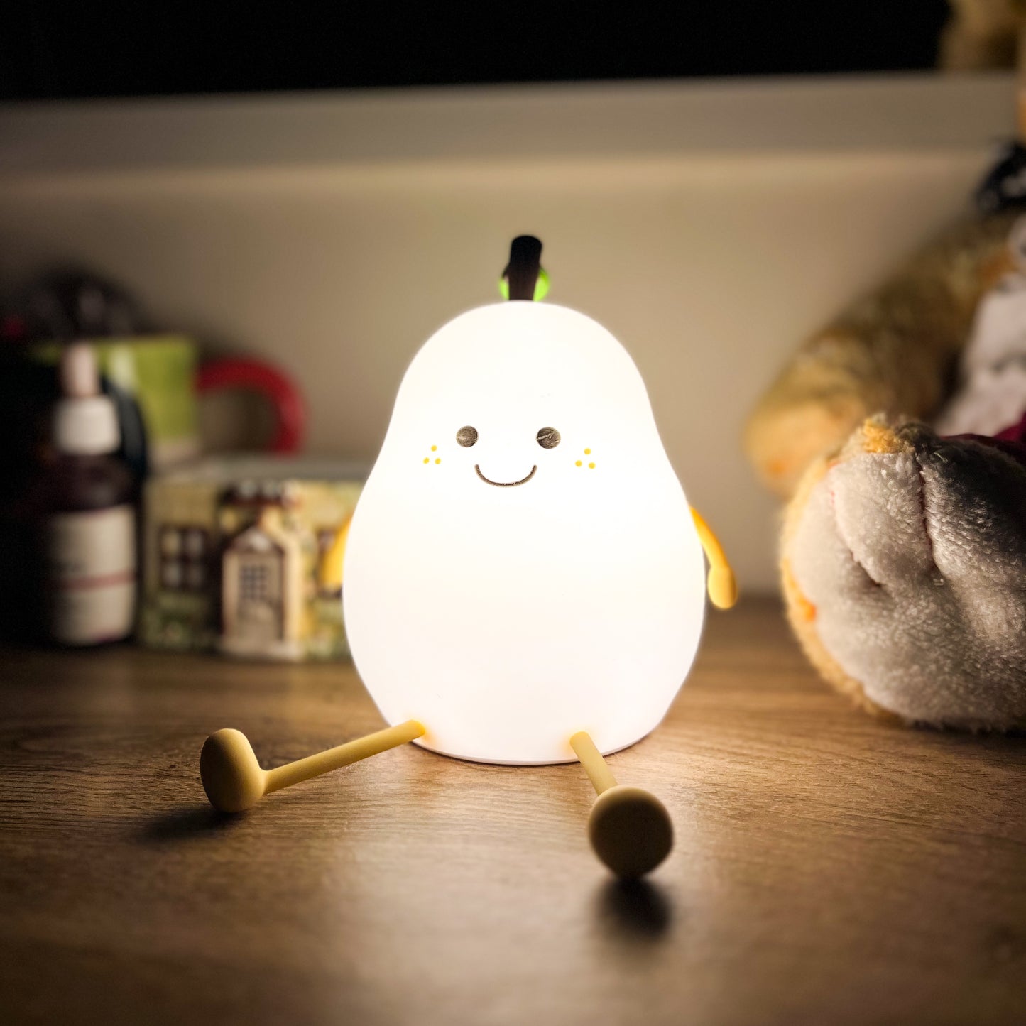 Pear LED Night Lamp – Aesthetic Room Decor Light