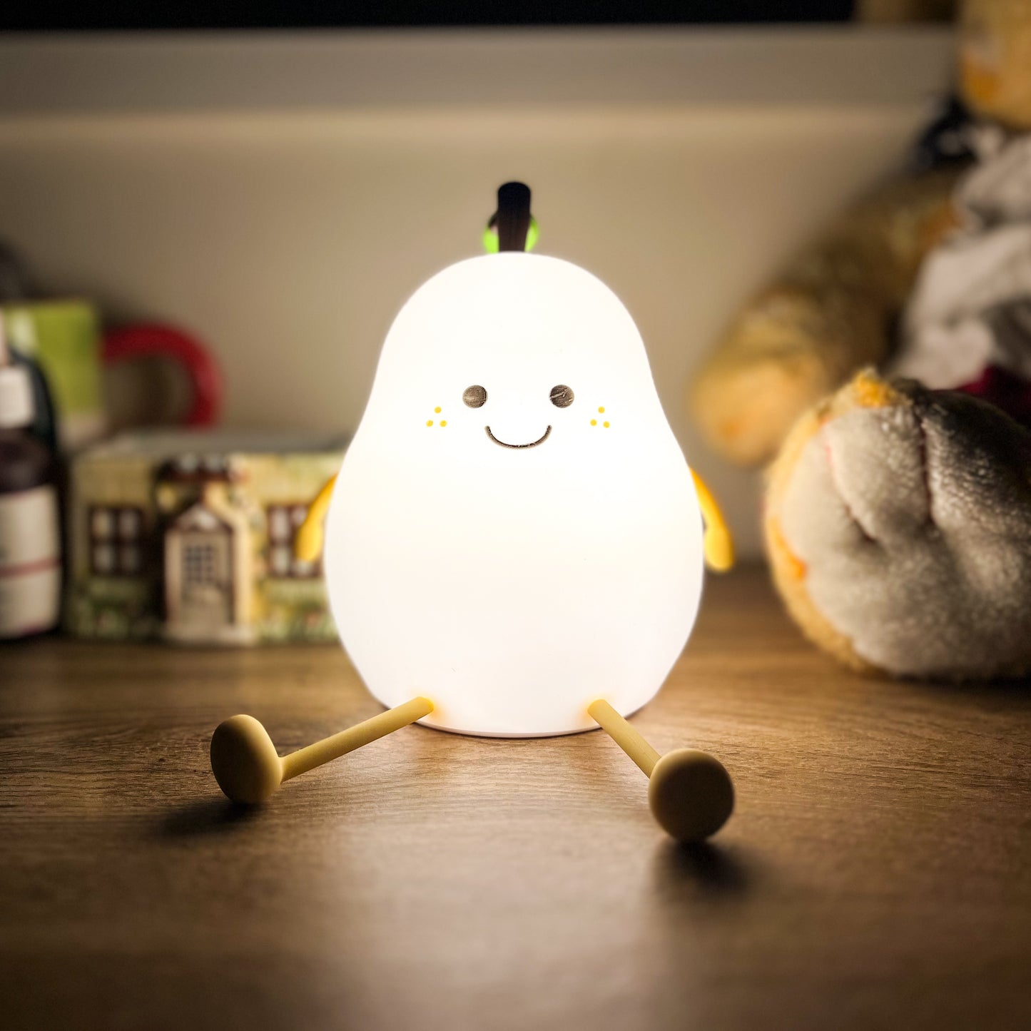 Pear LED Night Lamp – Aesthetic Room Decor Light
