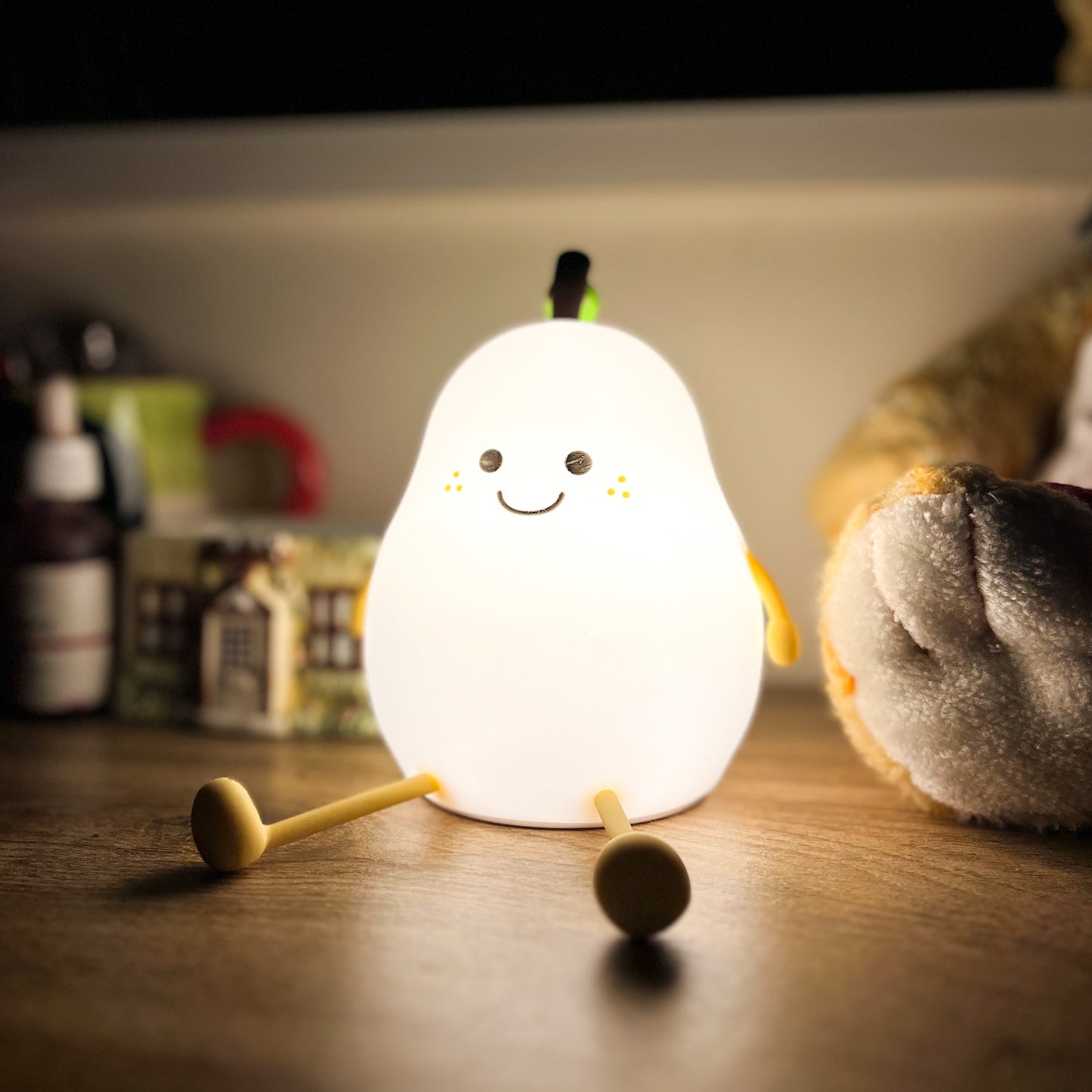 Pear LED Night Lamp – Aesthetic Room Decor Light
