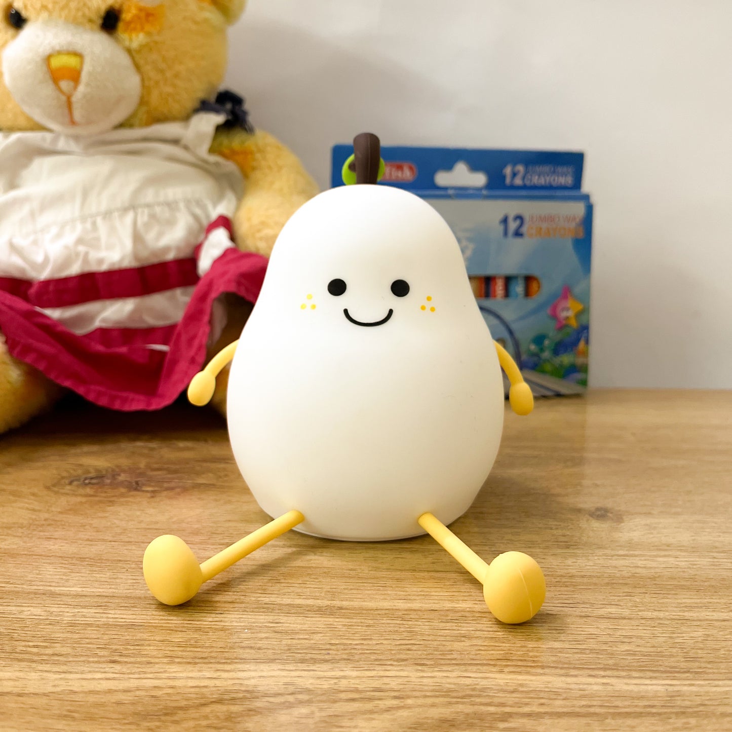 Pear LED Night Lamp – Aesthetic Room Decor Light