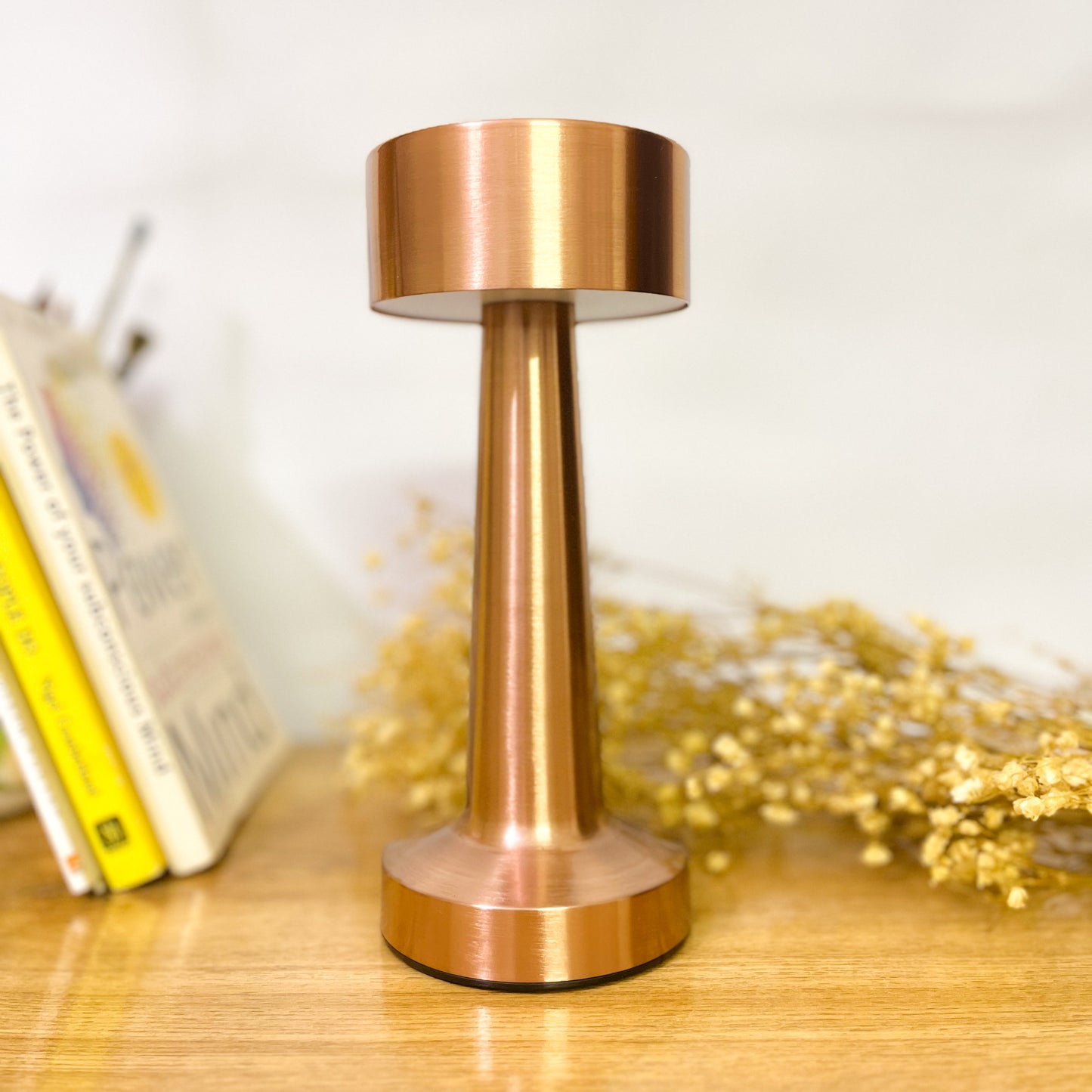 Premium Rechargeable Touch Control LED Table Lamp – Modern Minimalist Bedside & Desk Lighting