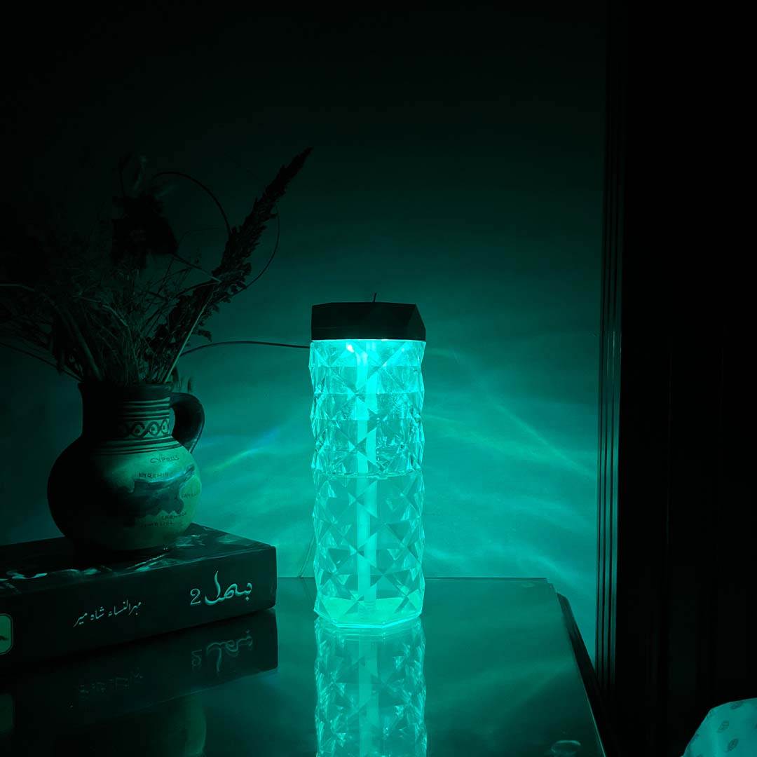 Prism Air Humidifier – RGB LED Mist Diffuser for Home & Desk