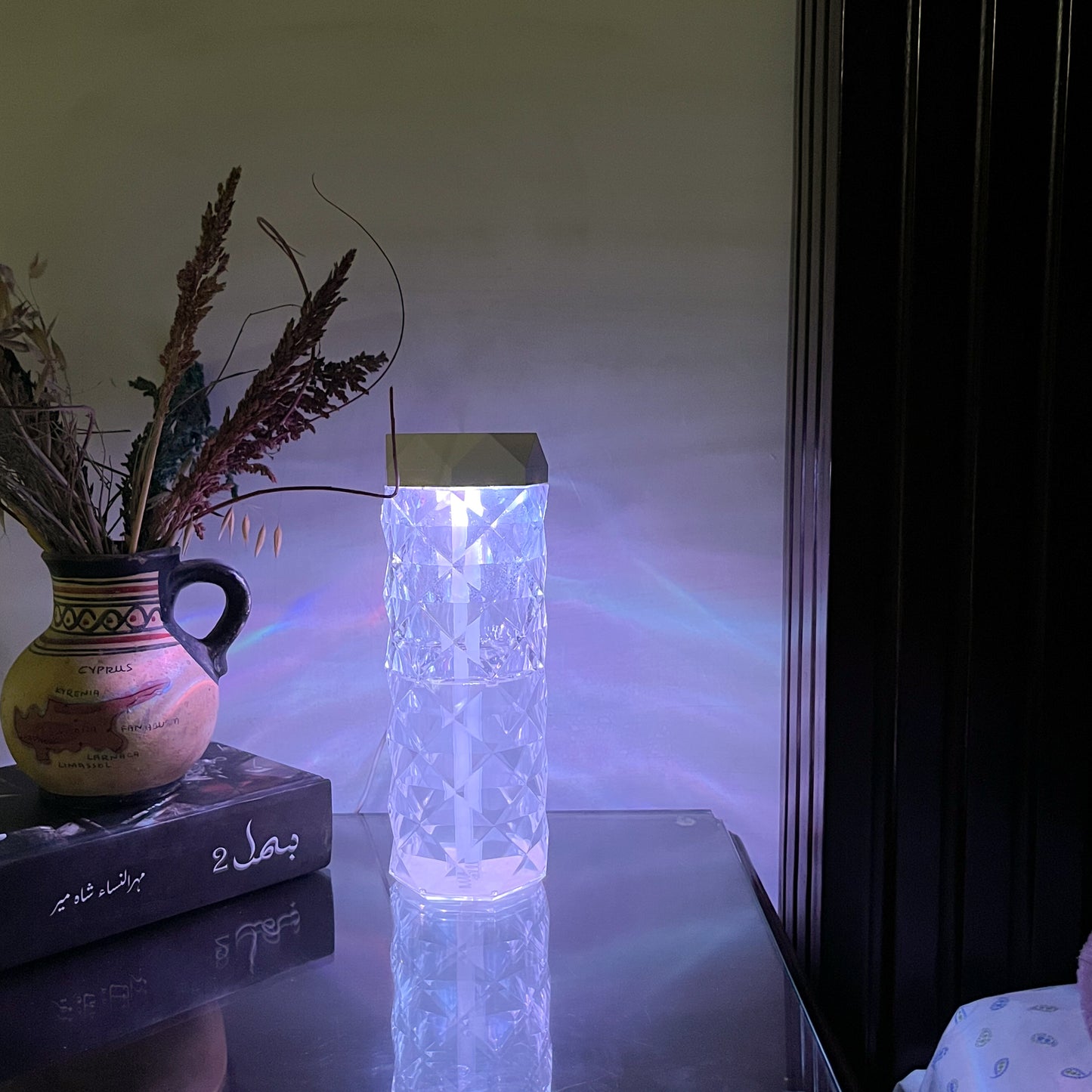 Prism Air Humidifier – RGB LED Mist Diffuser for Home & Desk