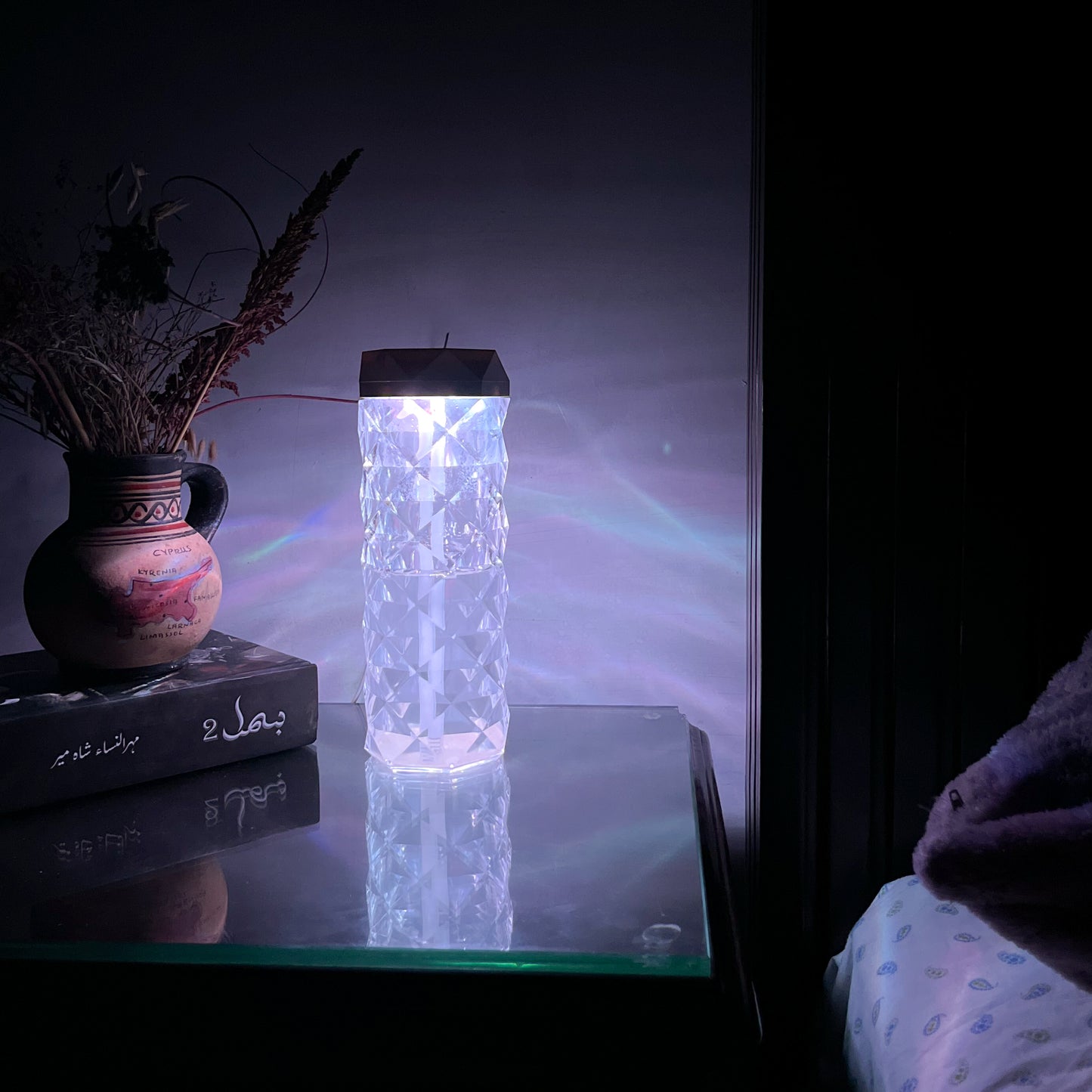 Prism Air Humidifier – RGB LED Mist Diffuser for Home & Desk