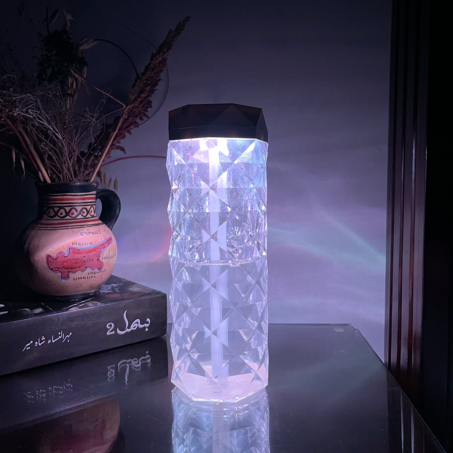 Prism Air Humidifier – RGB LED Mist Diffuser for Home & Desk