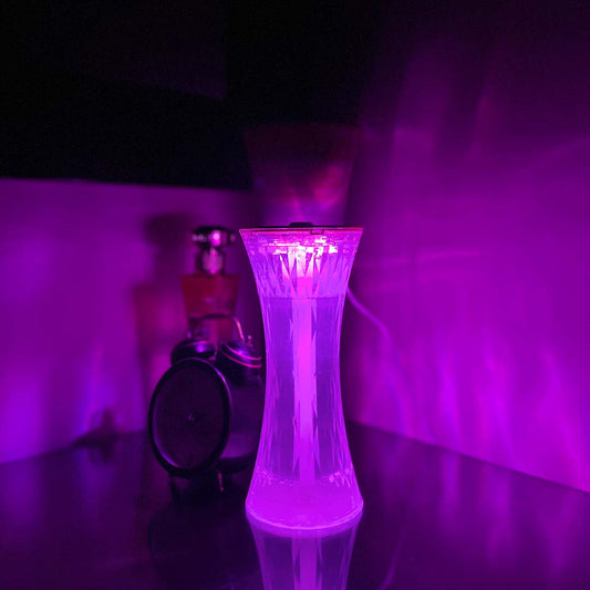 Crystal Lamp Humidifier – 7 Color Night Light & Mist Diffuser