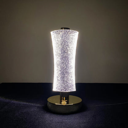 LED Touch Control Glitter Crystal Lamp