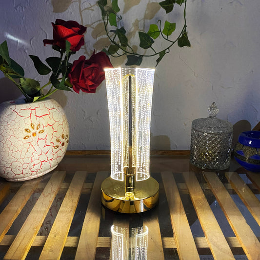 LED Touch Control Luxury Crystal Lamp