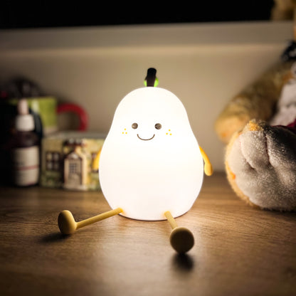 Pear LED Night Lamp – Aesthetic Room Decor Light