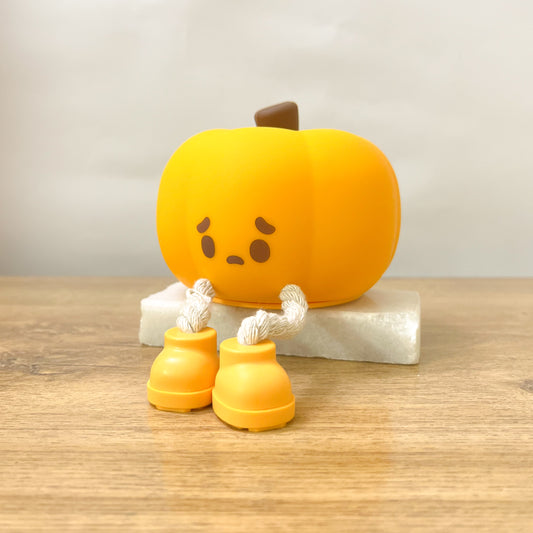Sad Pumpkin Silicone Lamp – Touch LED Light