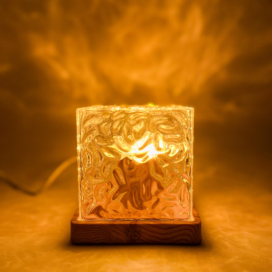 Water Ripple Projector Lamp – 3-Color Remote LED Light